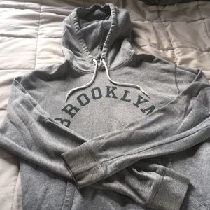 Gray Brooklyn hoddie
